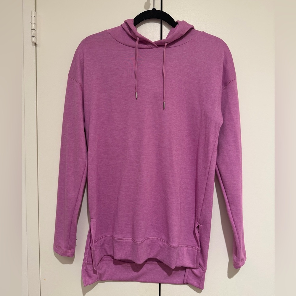 NWOT XS Tek Gear Purple Hooded Tunic Sweatshirt